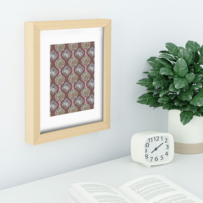Marta Barragan Camarasa Classic Floral Arrangement Recessed Framing Rectangle