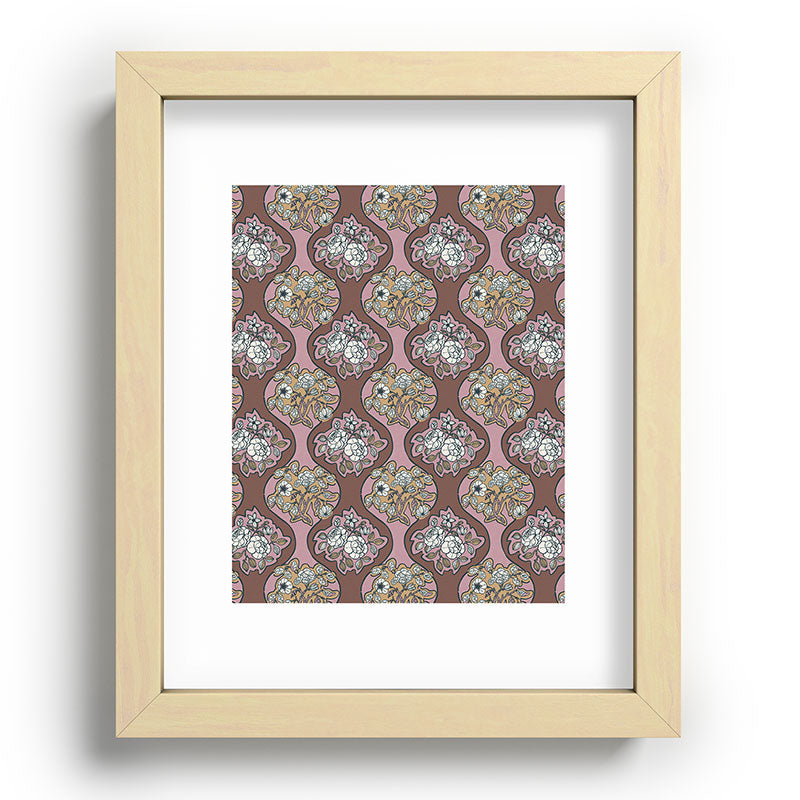 Marta Barragan Camarasa Classic Floral Arrangement Recessed Framing Rectangle