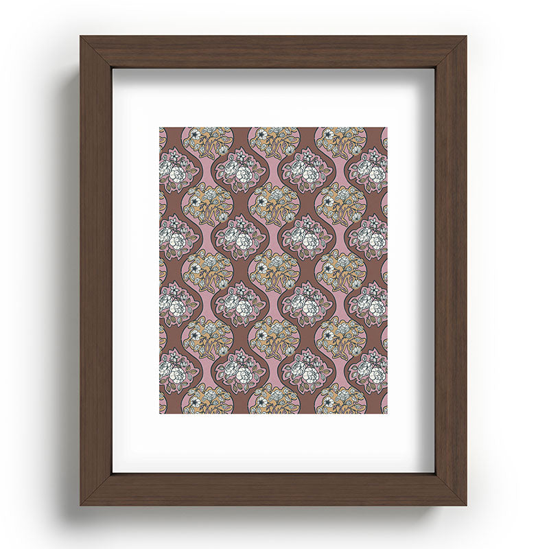 Marta Barragan Camarasa Classic Floral Arrangement Recessed Framing Rectangle
