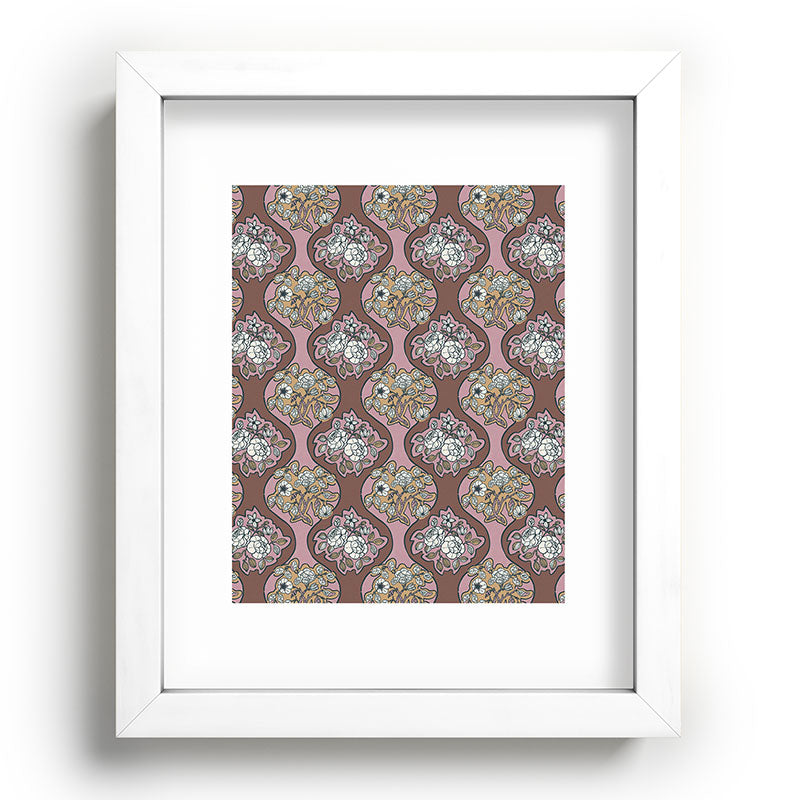 Marta Barragan Camarasa Classic Floral Arrangement Recessed Framing Rectangle