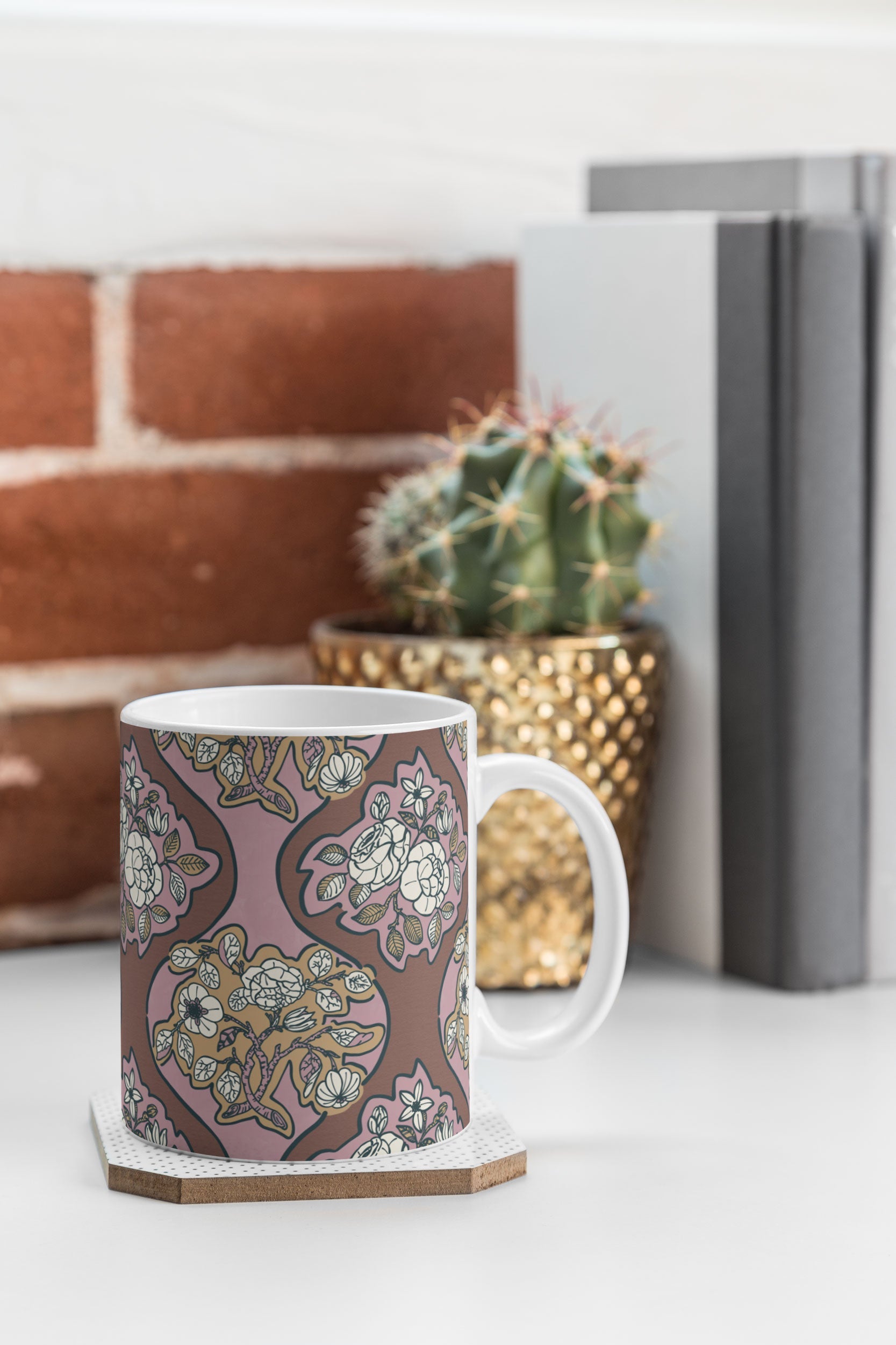 Marta Barragan Camarasa Classic Floral Arrangement Coffee Mug