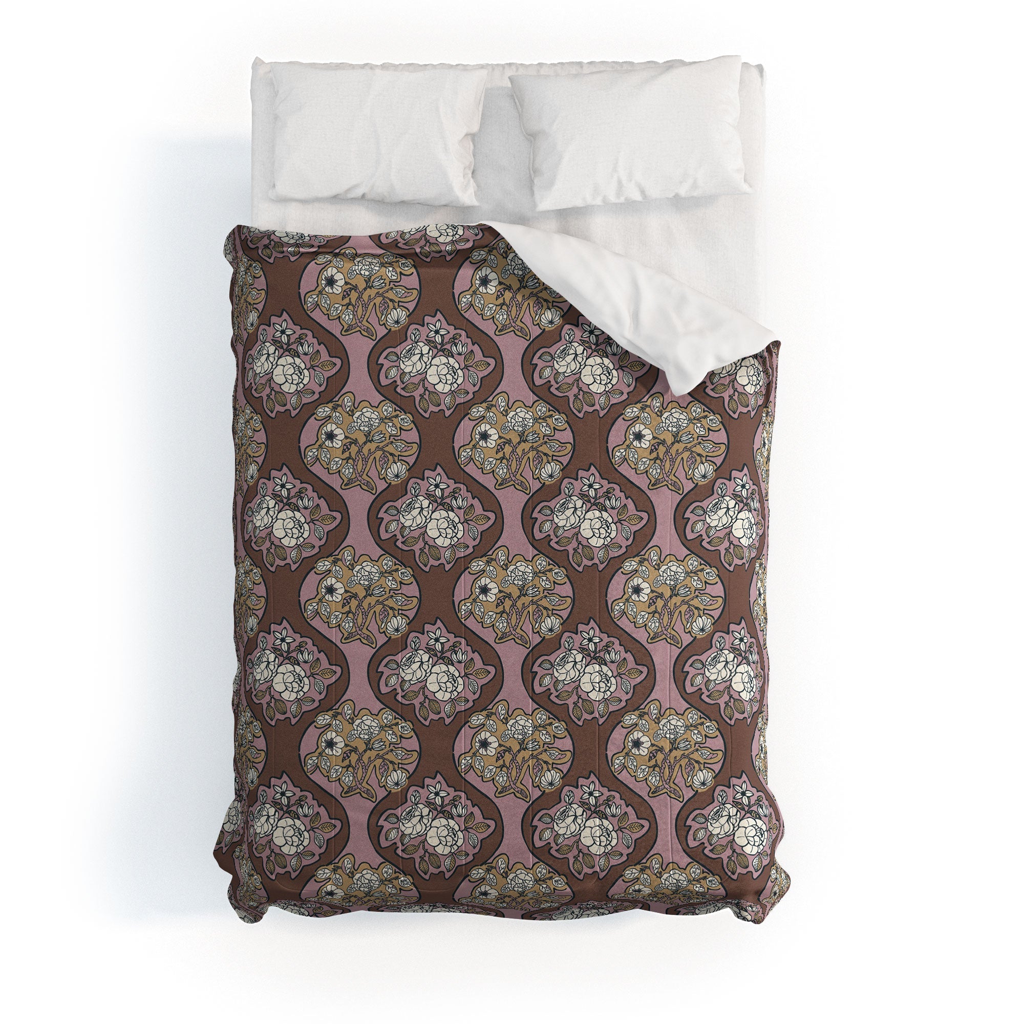 Marta Barragan Camarasa Classic Floral Arrangement Comforter