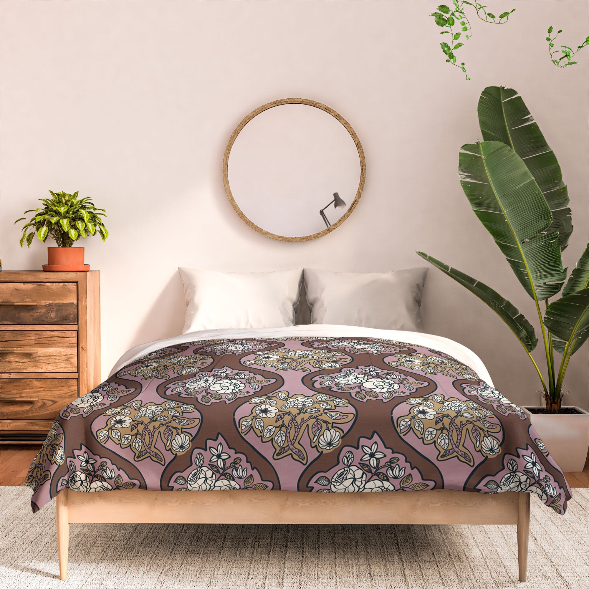 Marta Barragan Camarasa Classic Floral Arrangement Comforter
