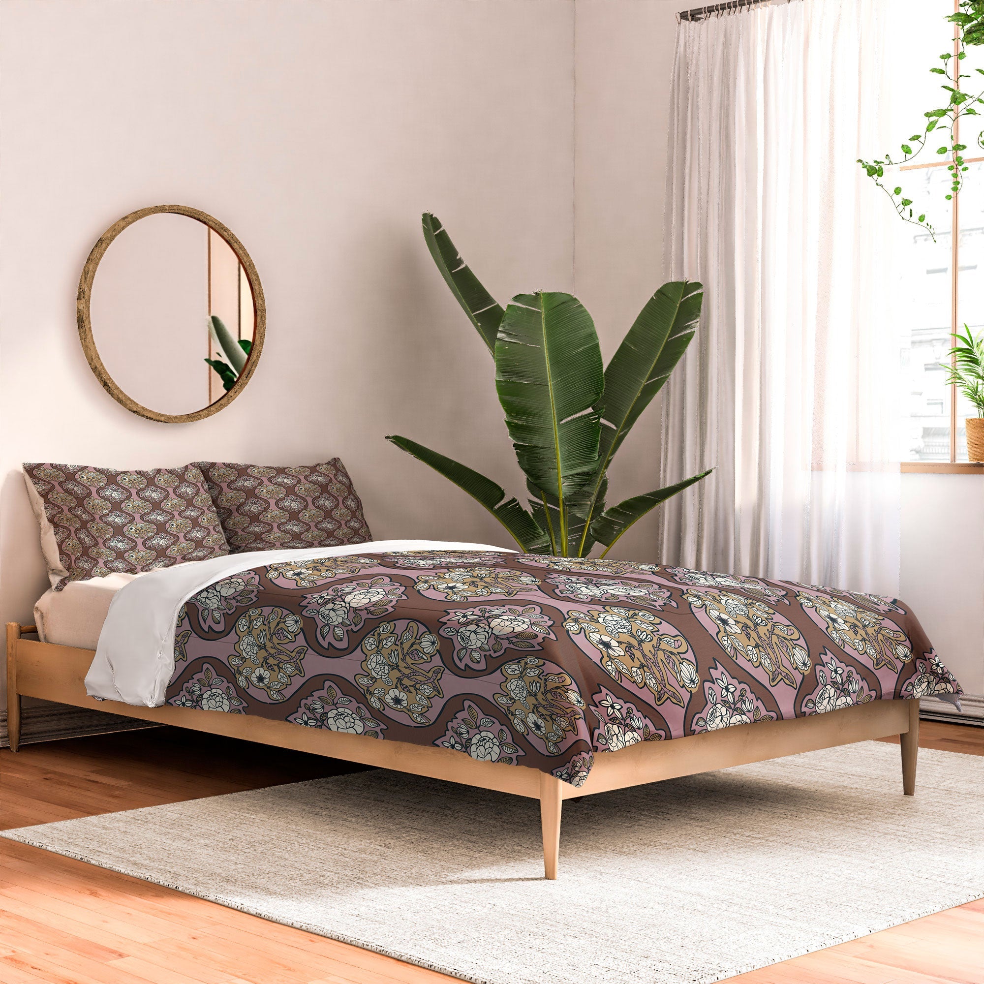 Marta Barragan Camarasa Classic Floral Arrangement Comforter