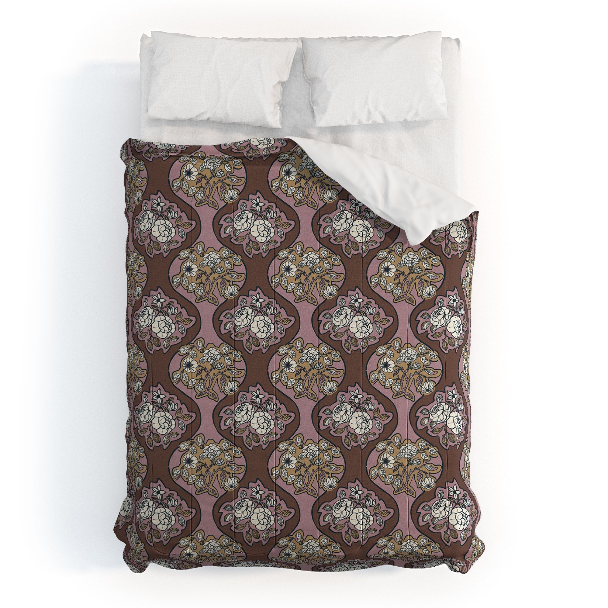 Marta Barragan Camarasa Classic Floral Arrangement Comforter