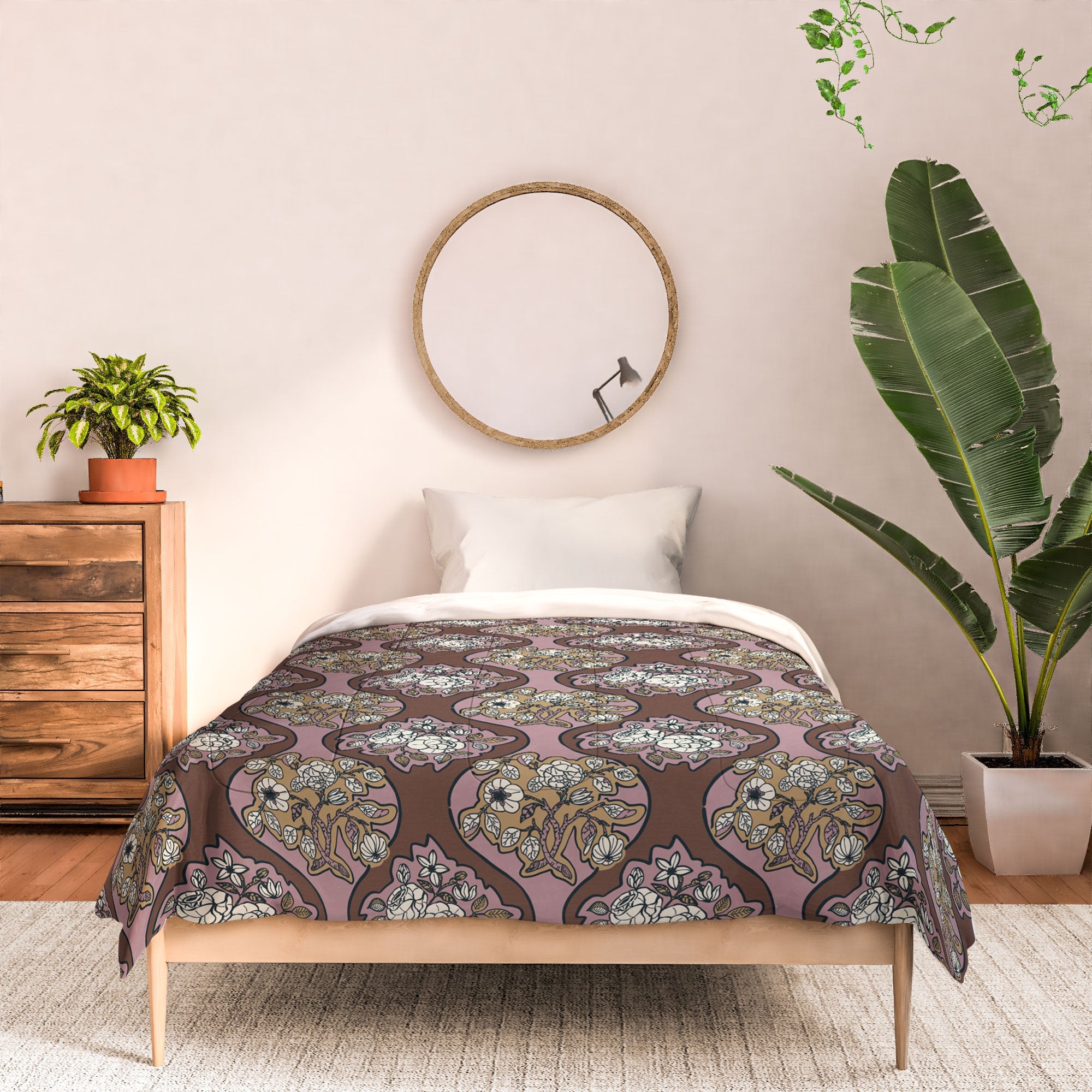 Marta Barragan Camarasa Classic Floral Arrangement Comforter