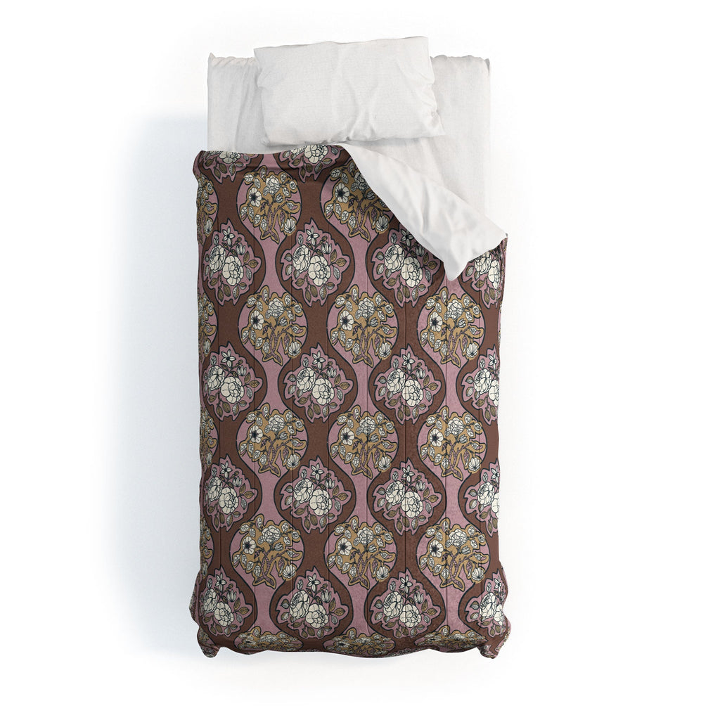 Marta Barragan Camarasa Classic Floral Arrangement Comforter