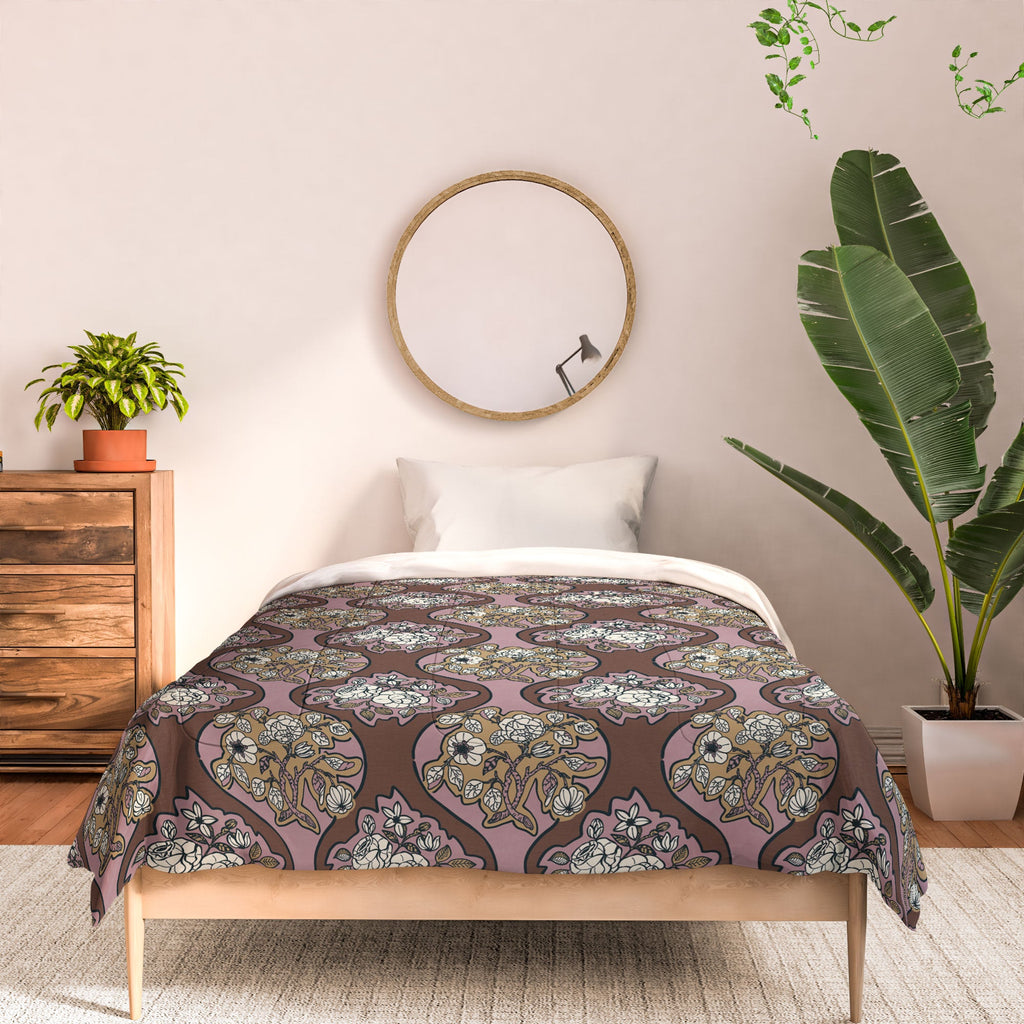 Marta Barragan Camarasa Classic Floral Arrangement Comforter