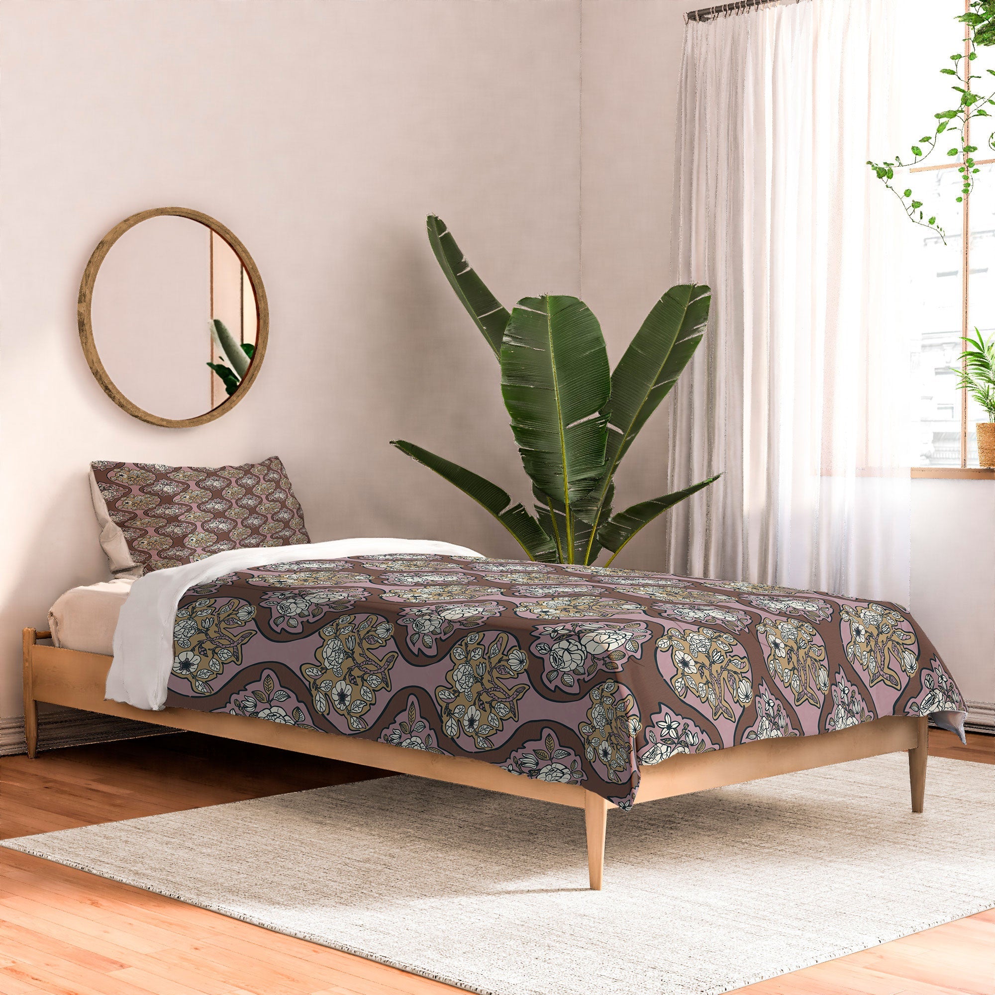 Marta Barragan Camarasa Classic Floral Arrangement Comforter