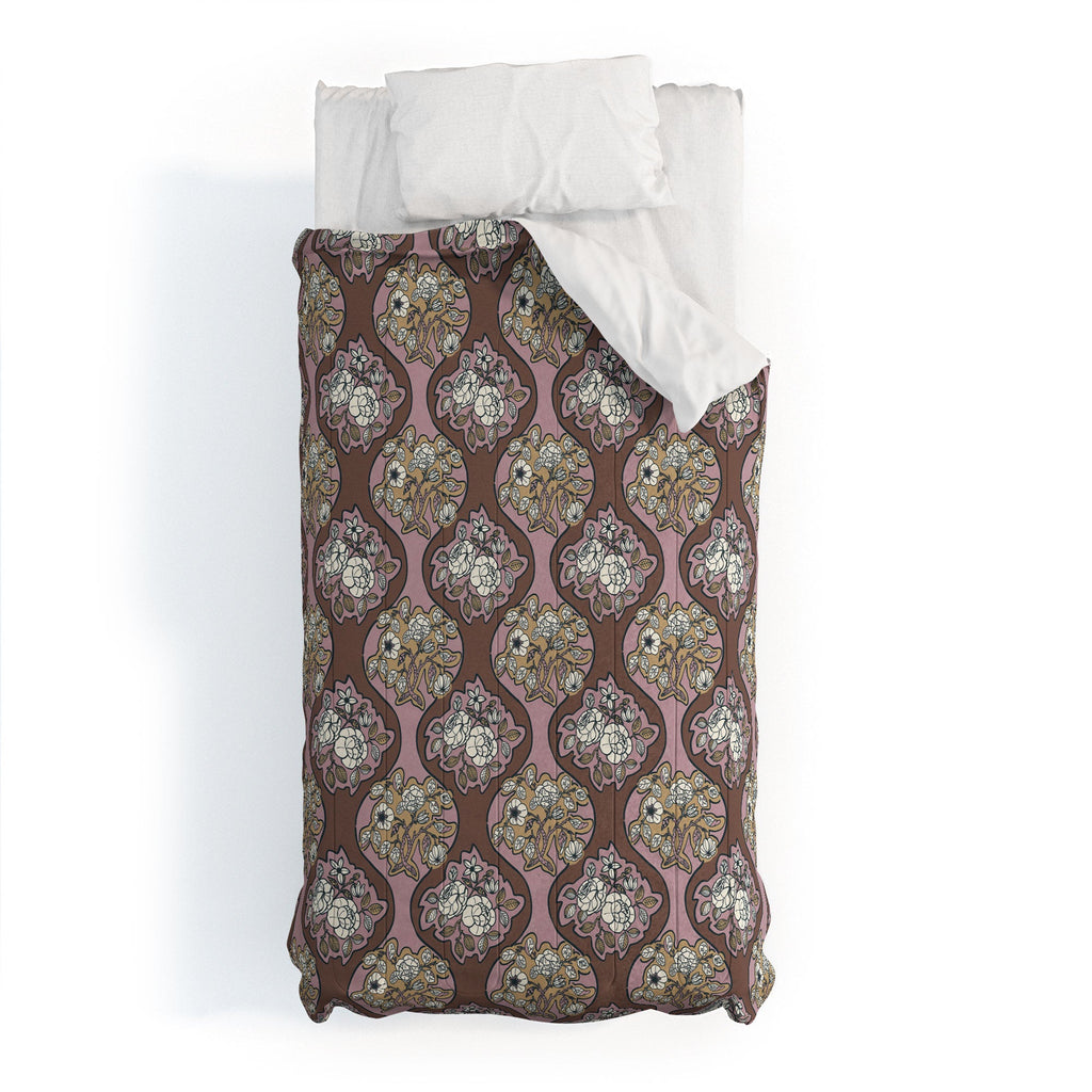 Marta Barragan Camarasa Classic Floral Arrangement Comforter