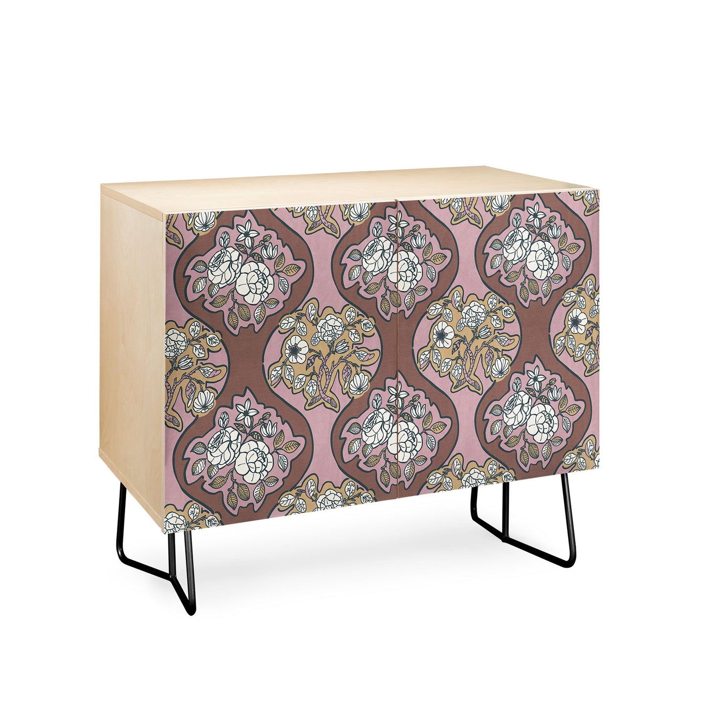 Marta Barragan Camarasa Classic Floral Arrangement Credenza