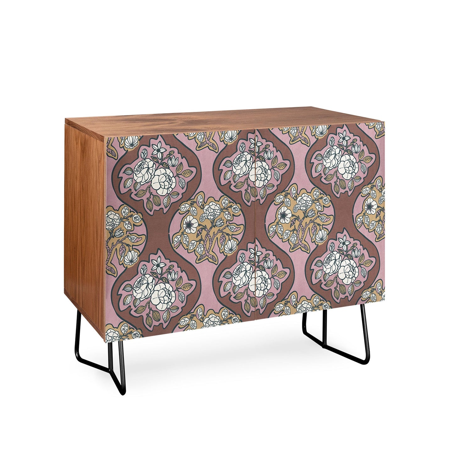 Marta Barragan Camarasa Classic Floral Arrangement Credenza