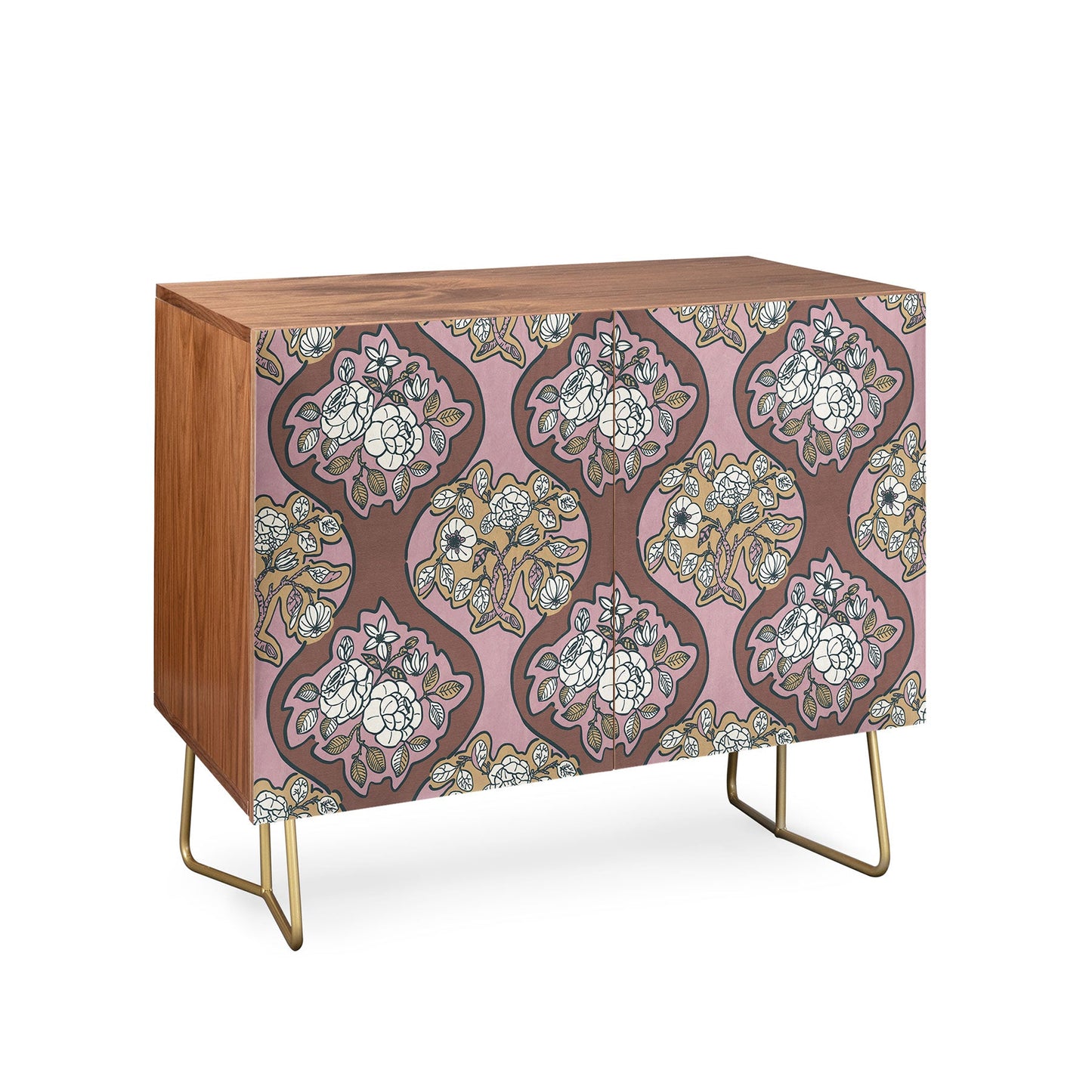 Marta Barragan Camarasa Classic Floral Arrangement Credenza