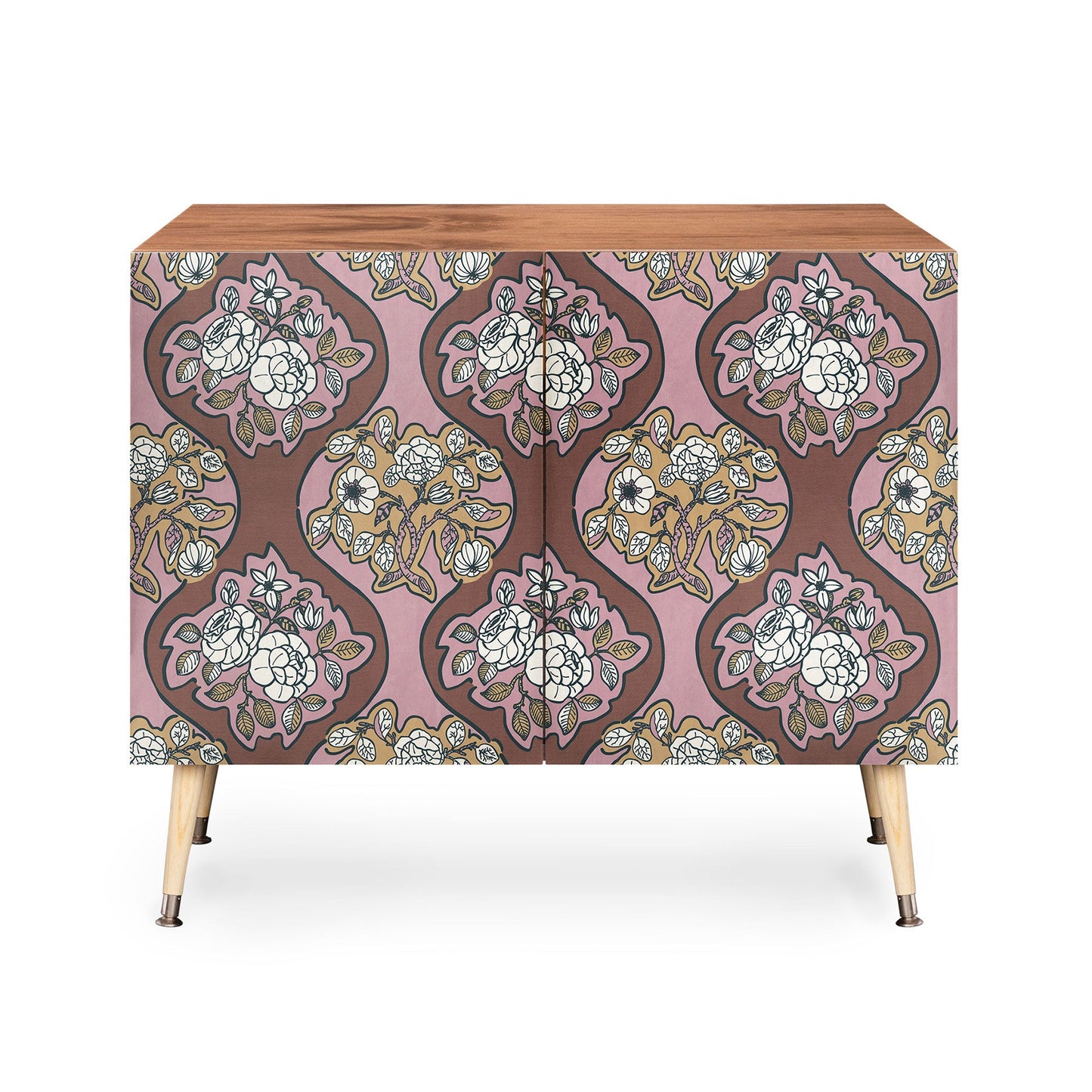 Marta Barragan Camarasa Classic Floral Arrangement Credenza