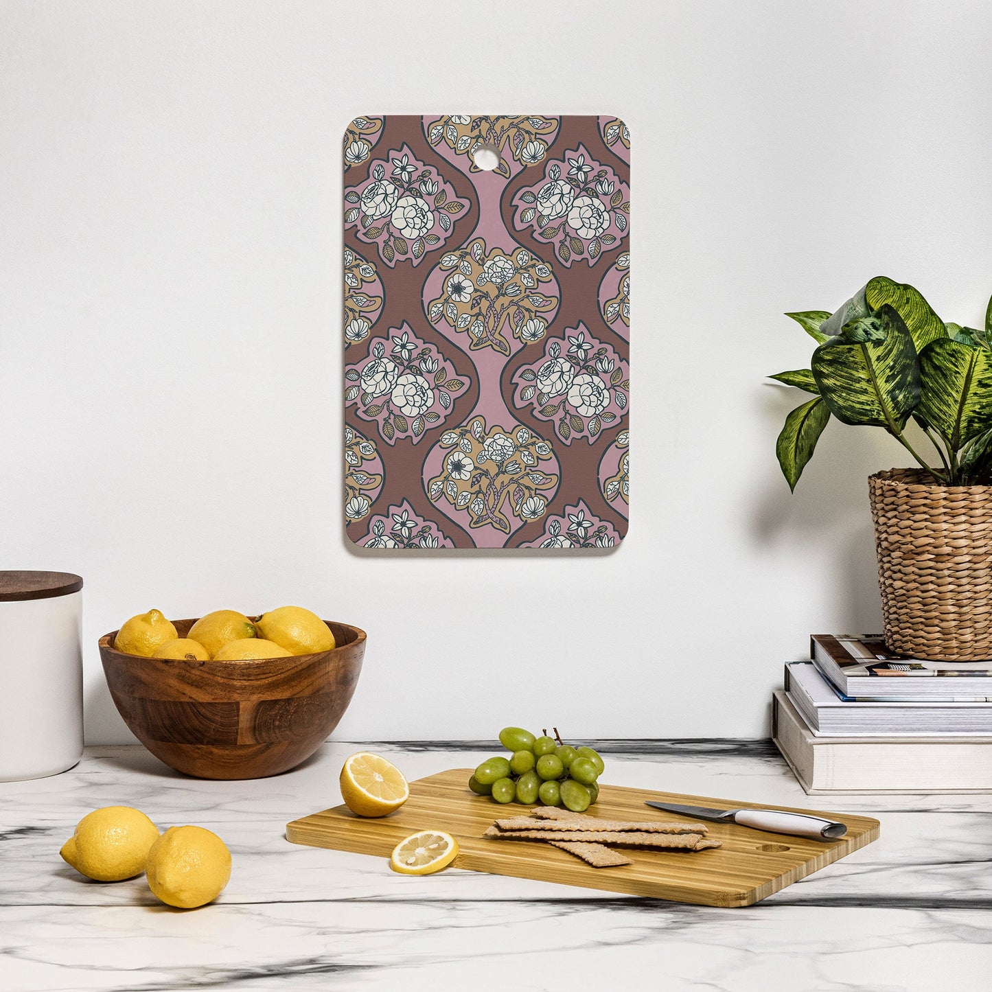 Marta Barragan Camarasa Classic Floral Arrangement Cutting Board Rectangle