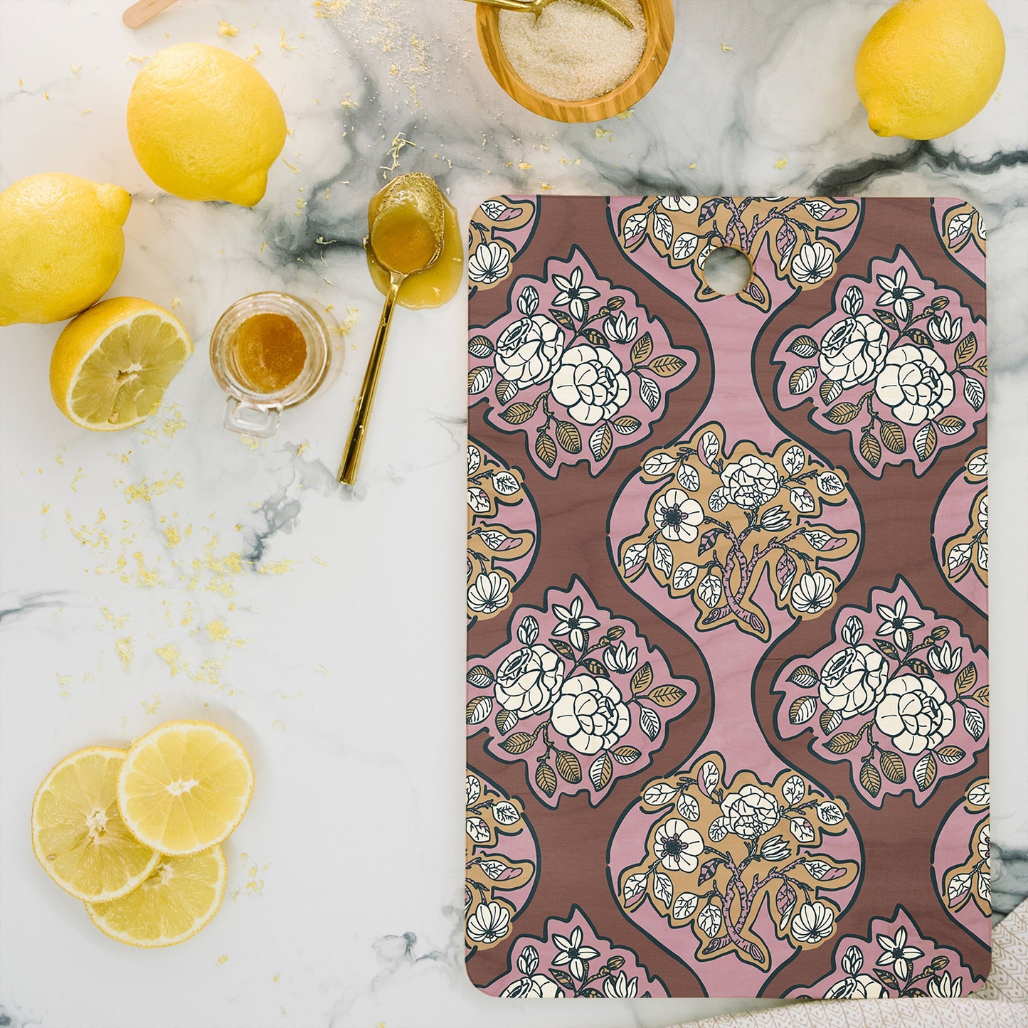 Marta Barragan Camarasa Classic Floral Arrangement Cutting Board Rectangle