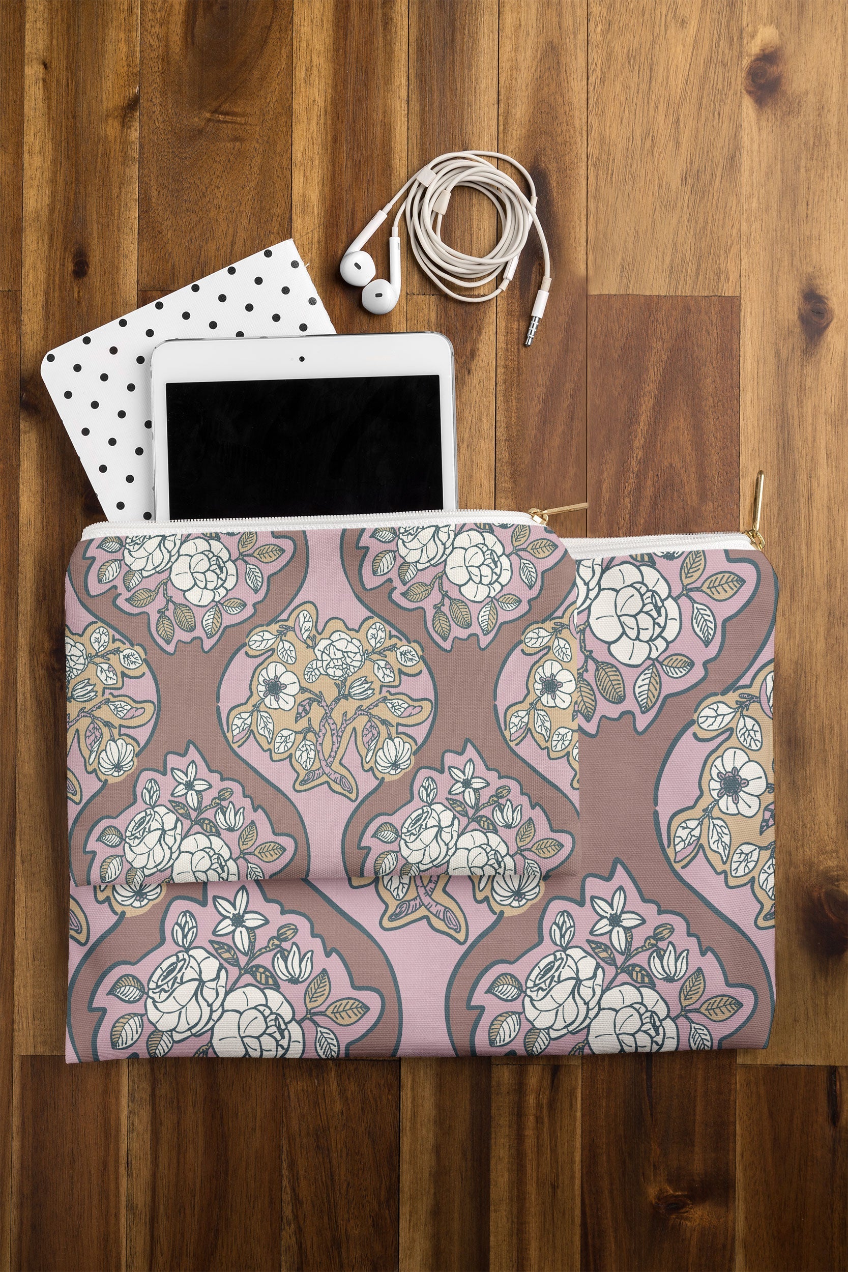 Marta Barragan Camarasa Classic Floral Arrangement Pouch