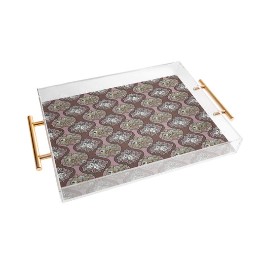 Marta Barragan Camarasa Classic Floral Arrangement Acrylic Tray