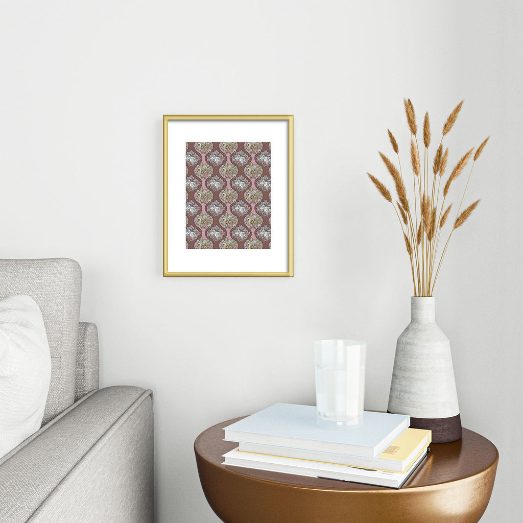 Marta Barragan Camarasa Classic Floral Arrangement Metal Framed Art Print