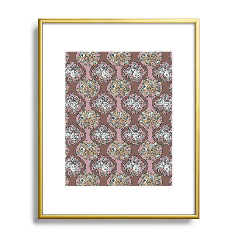Marta Barragan Camarasa Classic Floral Arrangement Metal Framed Art Print