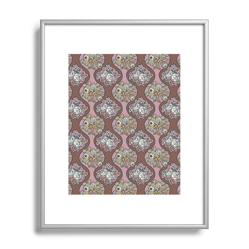 Marta Barragan Camarasa Classic Floral Arrangement Metal Framed Art Print