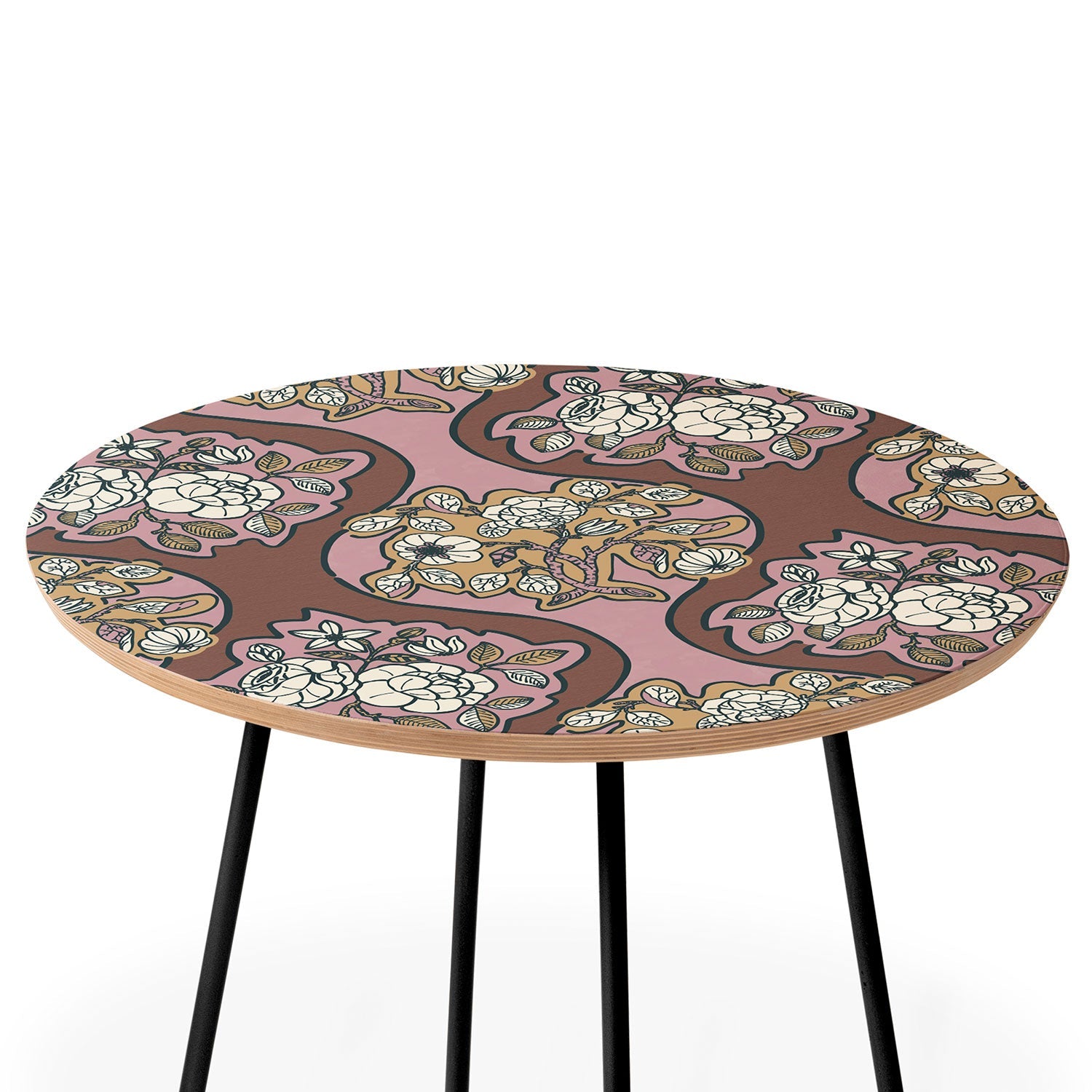 Marta Barragan Camarasa Classic Floral Arrangement Round Side Table