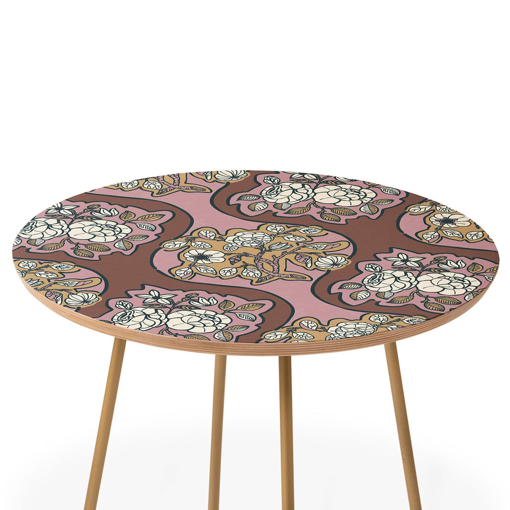 Marta Barragan Camarasa Classic Floral Arrangement Round Side Table