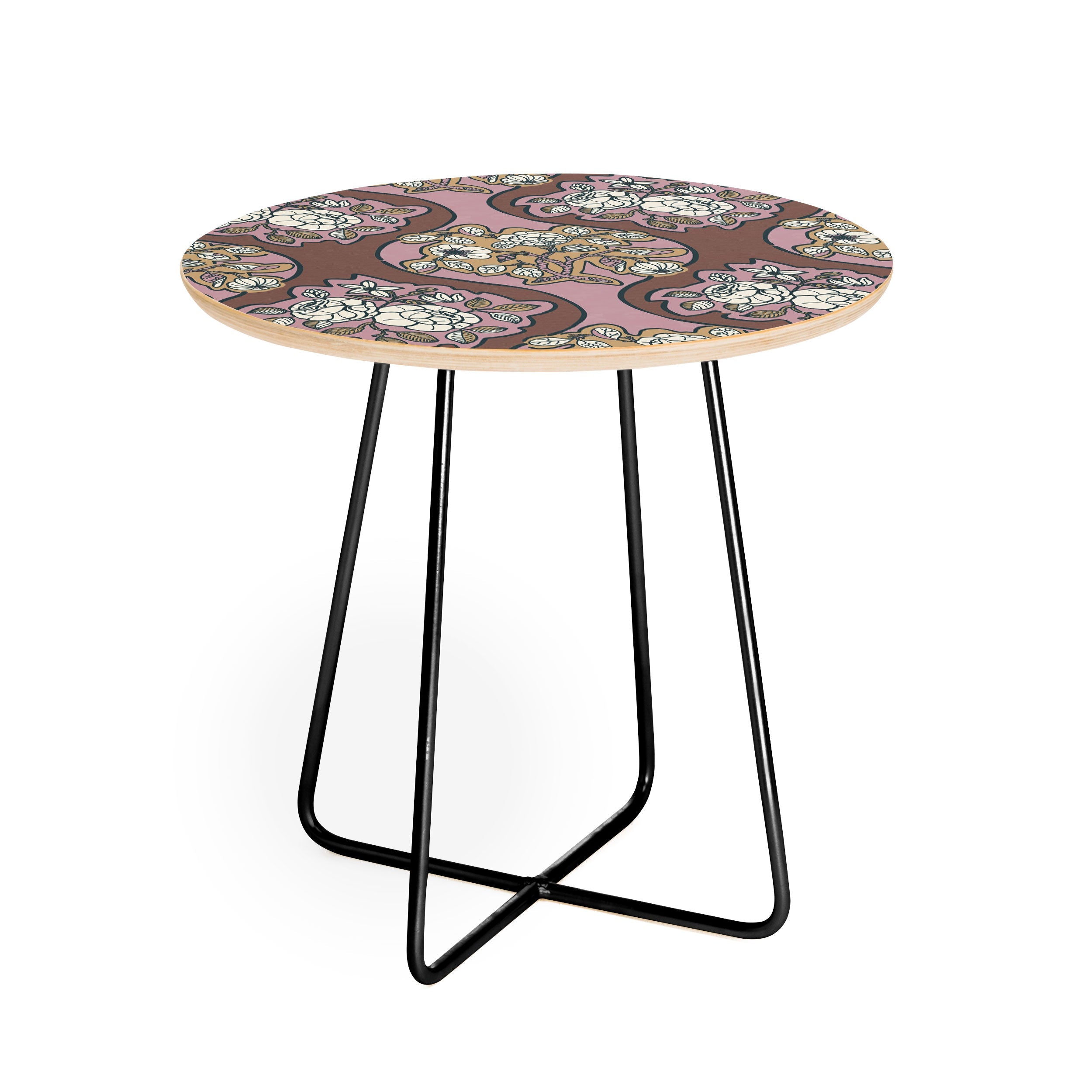 Marta Barragan Camarasa Classic Floral Arrangement Round Side Table