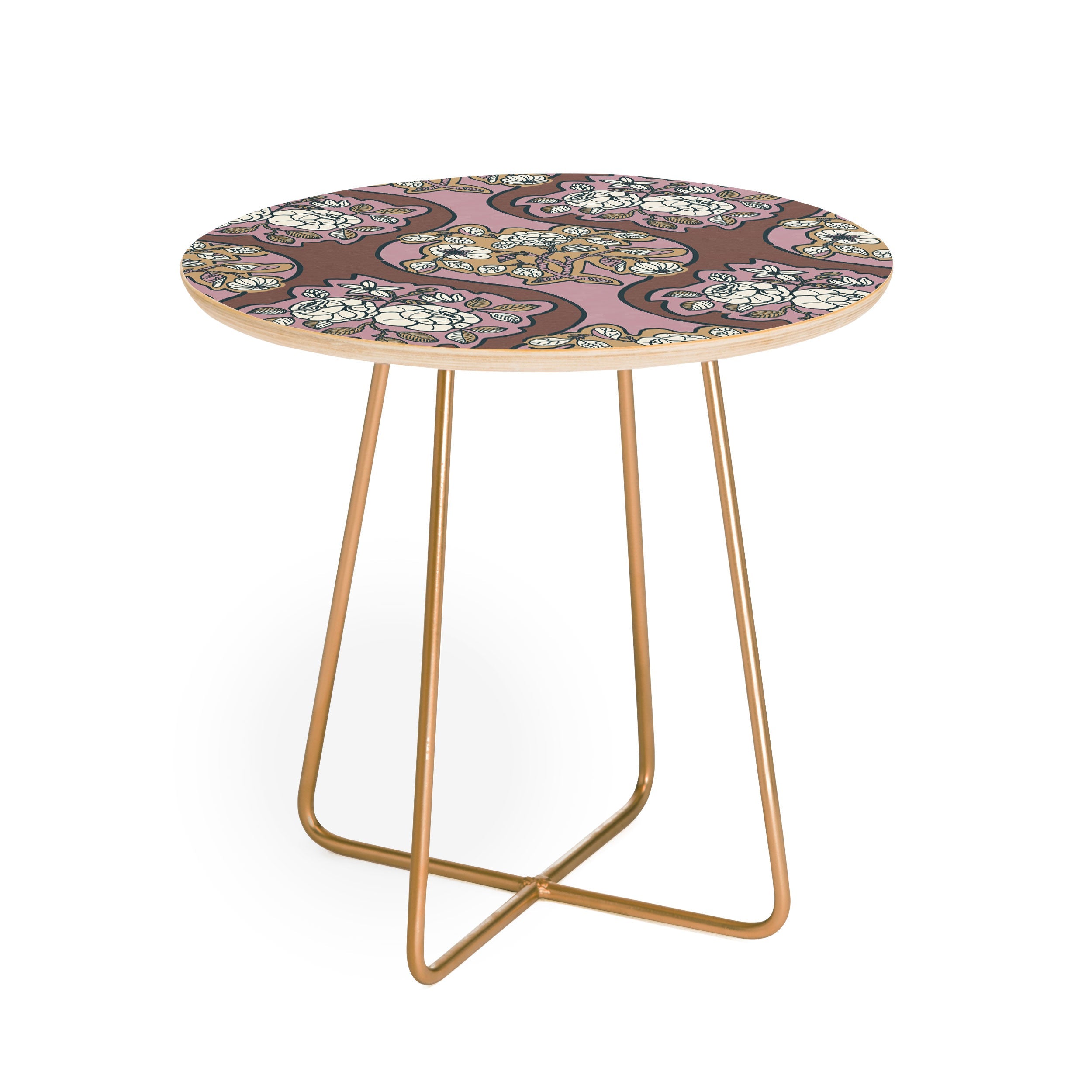 Marta Barragan Camarasa Classic Floral Arrangement Round Side Table