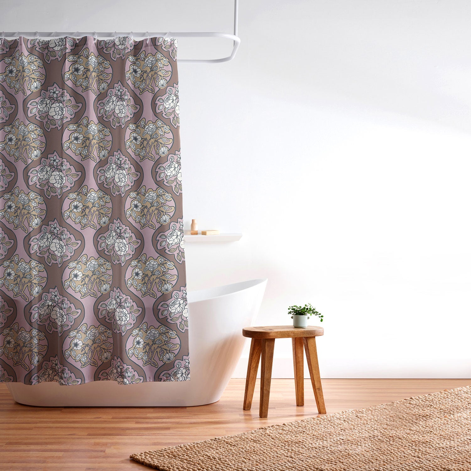 Marta Barragan Camarasa Classic Floral Arrangement Shower Curtain