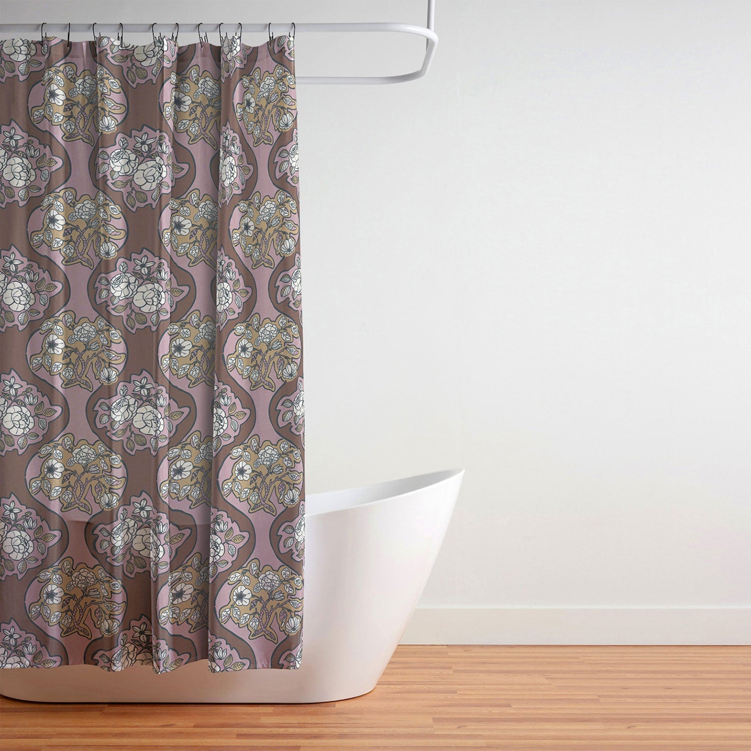 Marta Barragan Camarasa Classic Floral Arrangement Shower Curtain