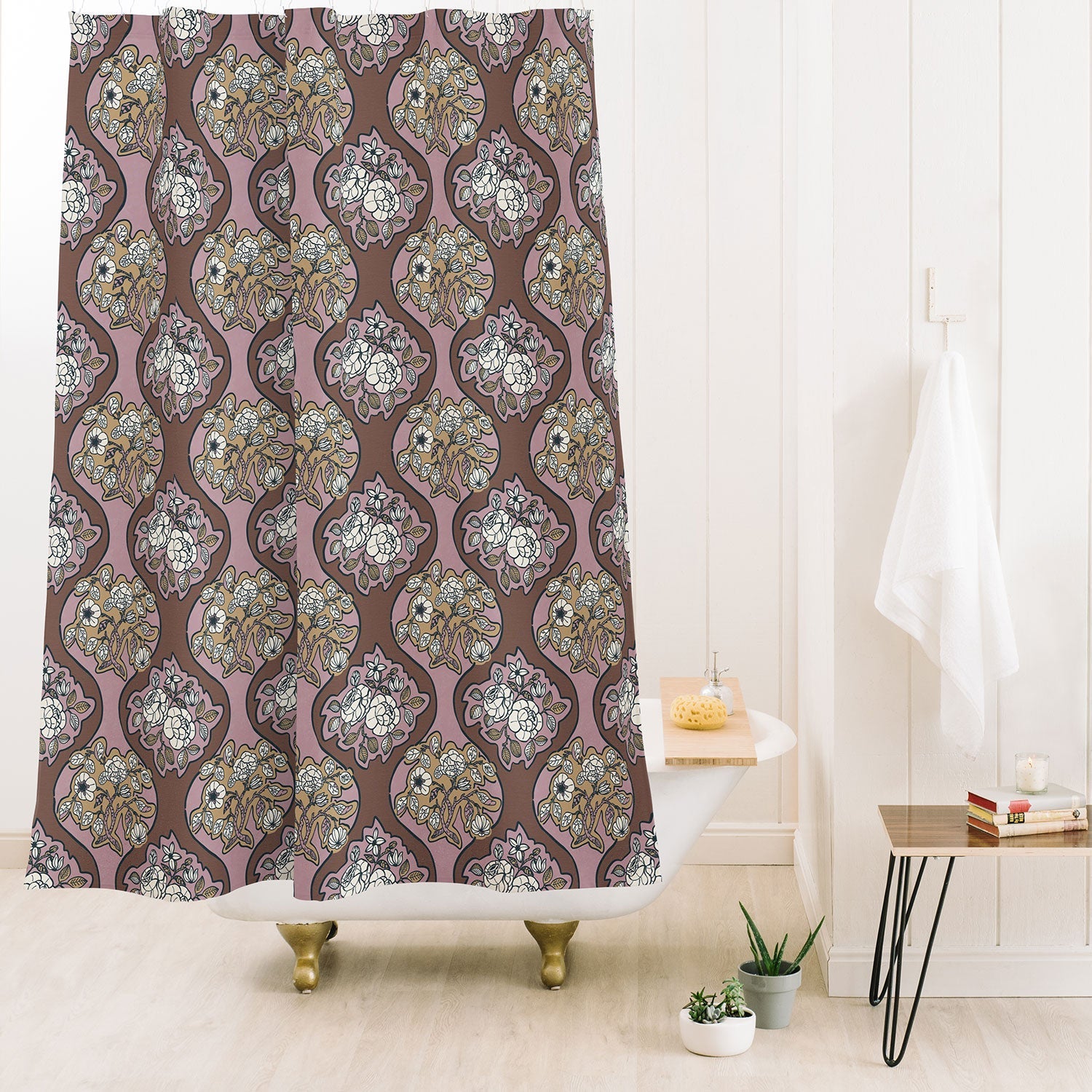 Marta Barragan Camarasa Classic Floral Arrangement Shower Curtain
