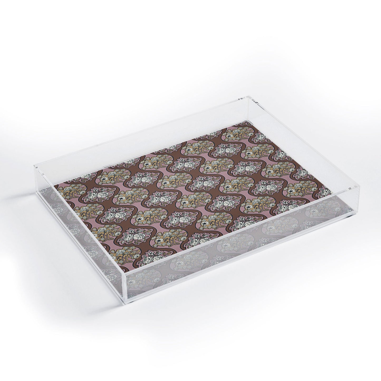 Marta Barragan Camarasa Classic Floral Arrangement Acrylic Tray