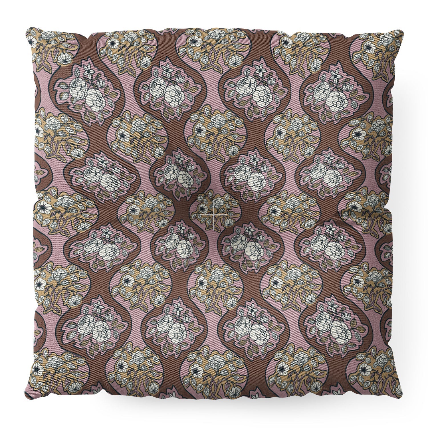 Marta Barragan Camarasa Classic Floral Arrangement Floor Pillow Square