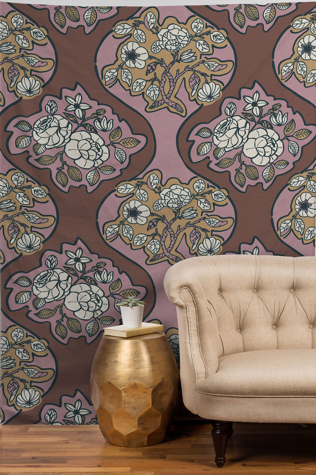Marta Barragan Camarasa Classic Floral Arrangement Tapestry
