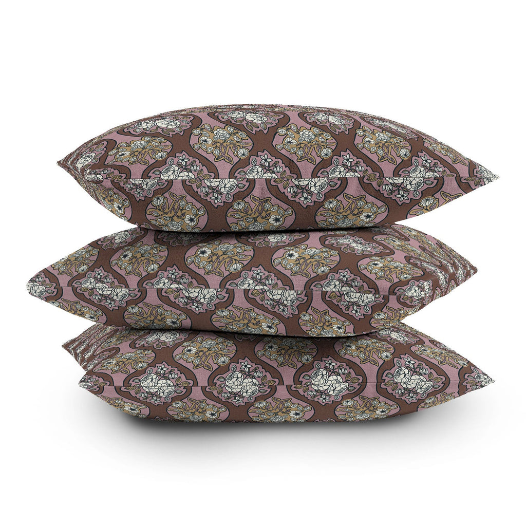 Marta Barragan Camarasa Classic Floral Arrangement Outdoor Throw Pillow