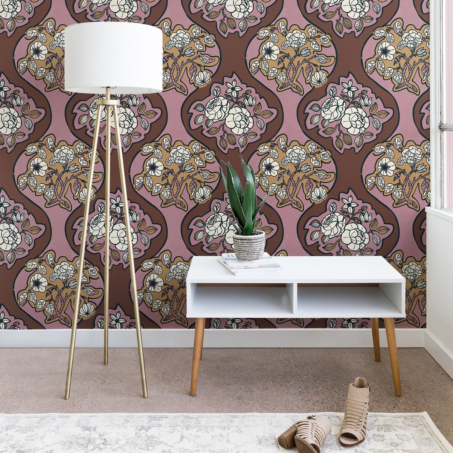 Marta Barragan Camarasa Classic Floral Arrangement Wallpaper