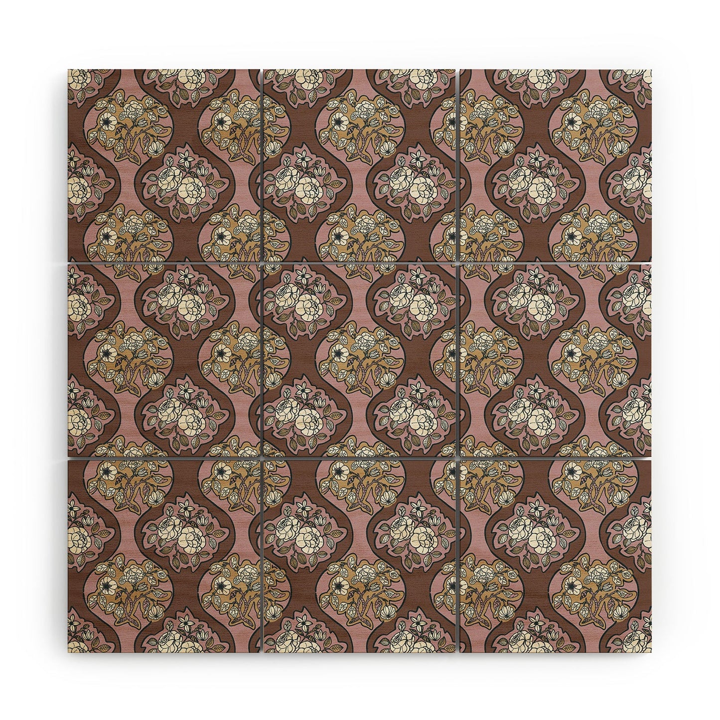 Marta Barragan Camarasa Classic Floral Arrangement Wood Wall Mural