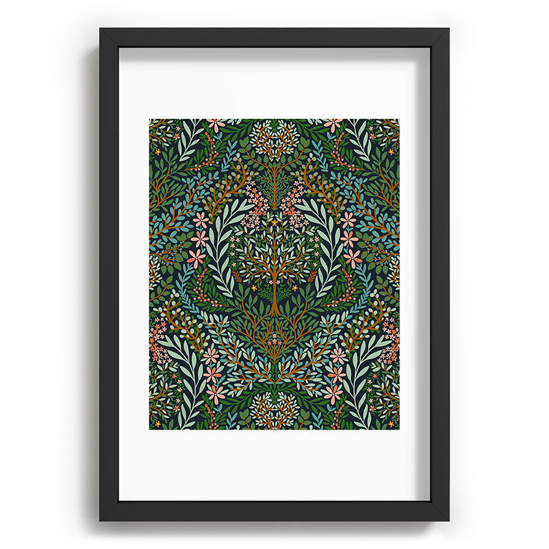 Marta Barragan Camarasa Enchanted Woodland Oasis Recessed Framing Rectangle