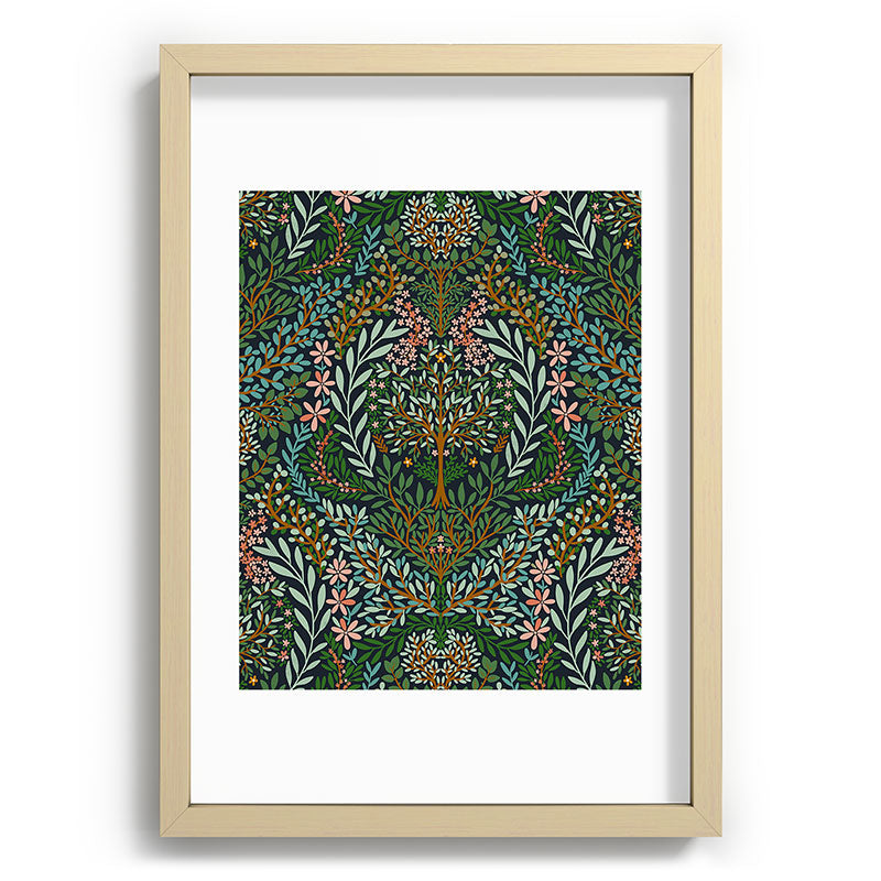 Marta Barragan Camarasa Enchanted Woodland Oasis Recessed Framing Rectangle