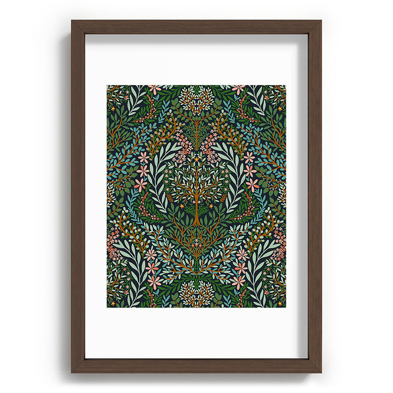 Marta Barragan Camarasa Enchanted Woodland Oasis Recessed Framing Rectangle