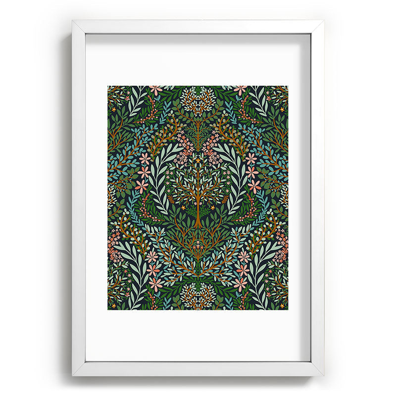 Marta Barragan Camarasa Enchanted Woodland Oasis Recessed Framing Rectangle
