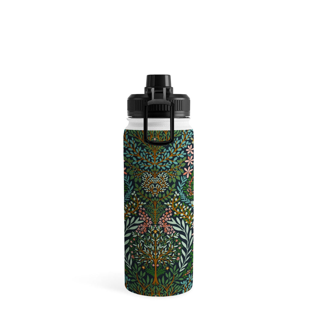 Marta Barragan Camarasa Enchanted Woodland Oasis Water Bottle