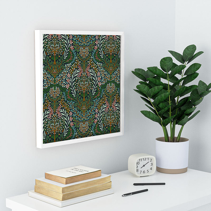 Marta Barragan Camarasa Enchanted Woodland Oasis Recessed Framing Square