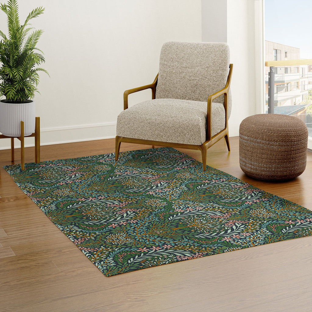 Marta Barragan Camarasa Enchanted Woodland Oasis Area Rug