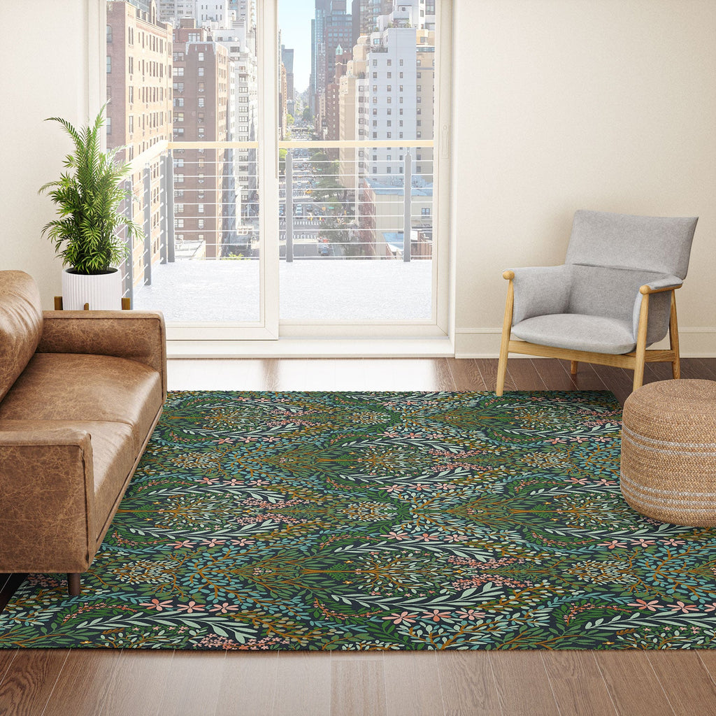 Marta Barragan Camarasa Enchanted Woodland Oasis Area Rug
