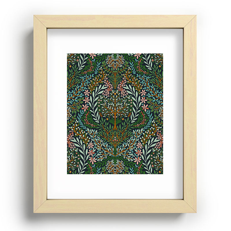 Marta Barragan Camarasa Enchanted Woodland Oasis Recessed Framing Rectangle