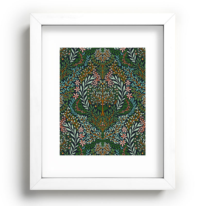 Marta Barragan Camarasa Enchanted Woodland Oasis Recessed Framing Rectangle