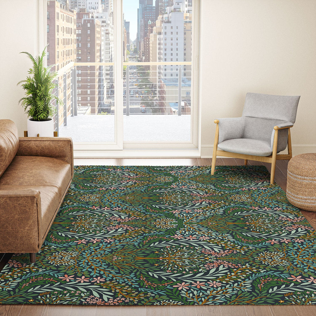 Marta Barragan Camarasa Enchanted Woodland Oasis Area Rug