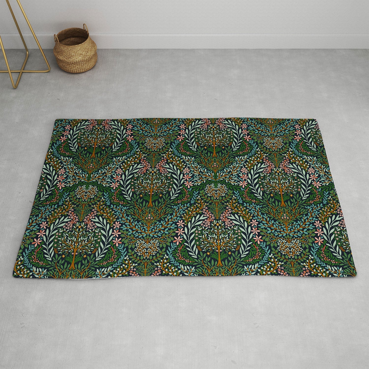 Marta Barragan Camarasa Enchanted Woodland Oasis Area Rug